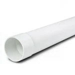 مواسير بلاستيك UPVC ضغط 250 psi مقاس 6 بوصة سماكة 11.10 مم لون أبيض
