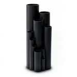 High Density Polyethylene Pipe Pressure 4 Bar PE 80 Size 355 mm Thickness 10.9 mm Black