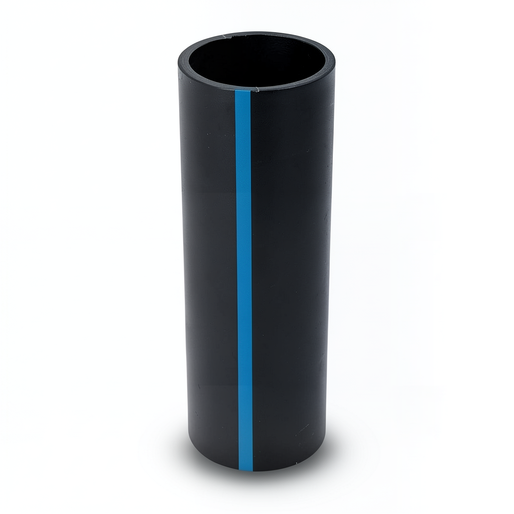 مواسير HDPE ضغط 4 بار PE 80، قطر خارجي 400 مم، سماكة 12.3 مم، لون اسود
