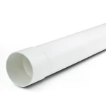 أنابيب بلاستيك UPVC ضغط 315 psi مقاس 1 إنش سماكة 2.97 مم لون أبيض