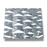 Hot Rolled Flattened Expanded Metal Memari Design 2.8 mm Thickness 1.22×6 M
