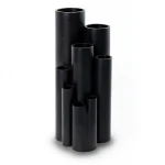 HDPE Plastic Pipe Pressure 3.2 Bar PE 80, Size 225 mm, Thickness 5.5 mm, Black