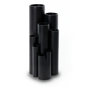 مواسير بلاستيك HDPE ضغط 3.2 بار PE 80 مقاس 225 ملم سمك 5.5 ملم لون اسود