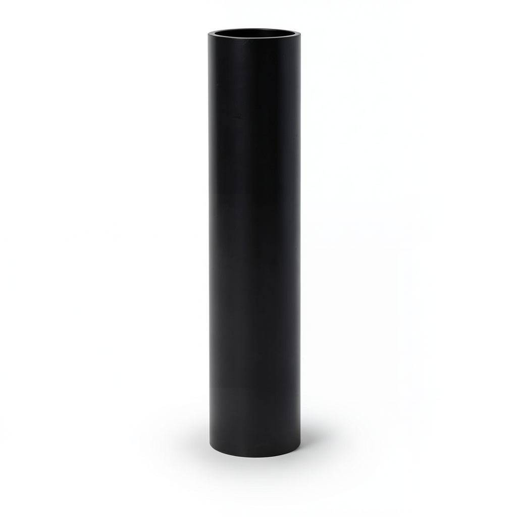 مواسير HDPE ضغط 3.2 بار PE 80 مقاس 250 ملم سمك 6.2 ملم لون اسود