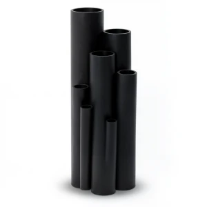 مواسير بلاستيك HDPE ضغط 3.2 بار PE 80 مقاس 280 ملم سمك 6.9 ملم لون اسود