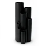 High Density Polyethylene Pipe Pressure 6.3 Bar PE 100 Size 140 mm Thickness 5.4 mm Black
