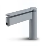 Short Automatic Washbasin Faucet Grey Color
