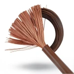 سلك نحاس شعر 95 ملي 450/750 فولت عازل PVC بني