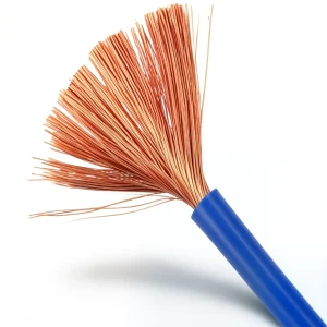 Flexible Single Wire 10sq mm 450/750V Copper Conductor PVC Insulation Blue