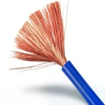 Flexible Single Wire 35mm2 450/750V Copper Conductor PVC Insulation Blue