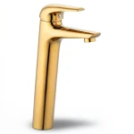 Automatic High Golden Washbasin Mixer Brass, Gold Color