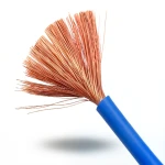 سلك مفرد نحاس شعر 120mm2 450/750V معزول PVC أزرق
