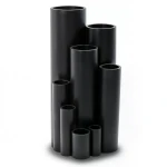 HDPE Plastic Pipe Pressure 3.2 Bar PE 80 Size 180 mm Thickness 4.4 mm Black