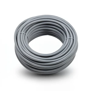 سلك 10mm نحاس شعر مرن، جهد 450/750 فولت، طول 100 ياردة، عزل PVC رمادي