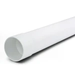 مواسير UPVC ضغط 250 psi مقاس 2 1/2 بوصة سماكة 4.80 مم لون أبيض