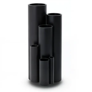HDPE Plastic Pipe Pressure 3.2 Bar PE 80 Size 280 mm Thickness 6.9 mm Black