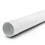 أنابيب بلاستيك UPVC ضغط 250 psi مقاس 3 إنش سماكة 5.87 مم لون أبيض