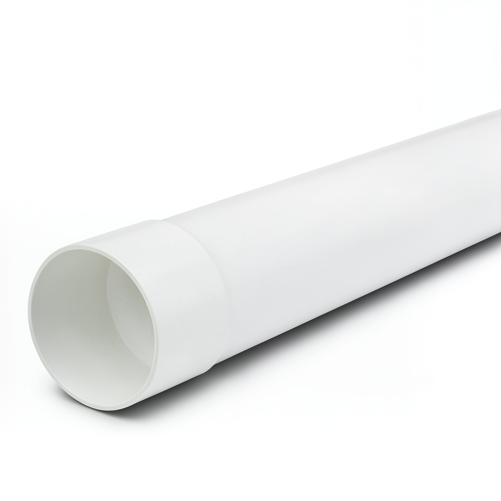 UPVC Plastic Pipe 6 inch Thickness 11.10 mm Nominal Pressure 250 psi White Color