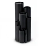 مواسير بلاستيك HDPE ضغط 3.2 بار PE 80 مقاس 355 ملم سمك 8.7 ملم لون اسود