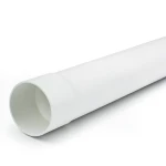 مواسير UPVC ضغط 250 psi مقاس 8 بوصة سماكة 15.45 ملم لون أبيض