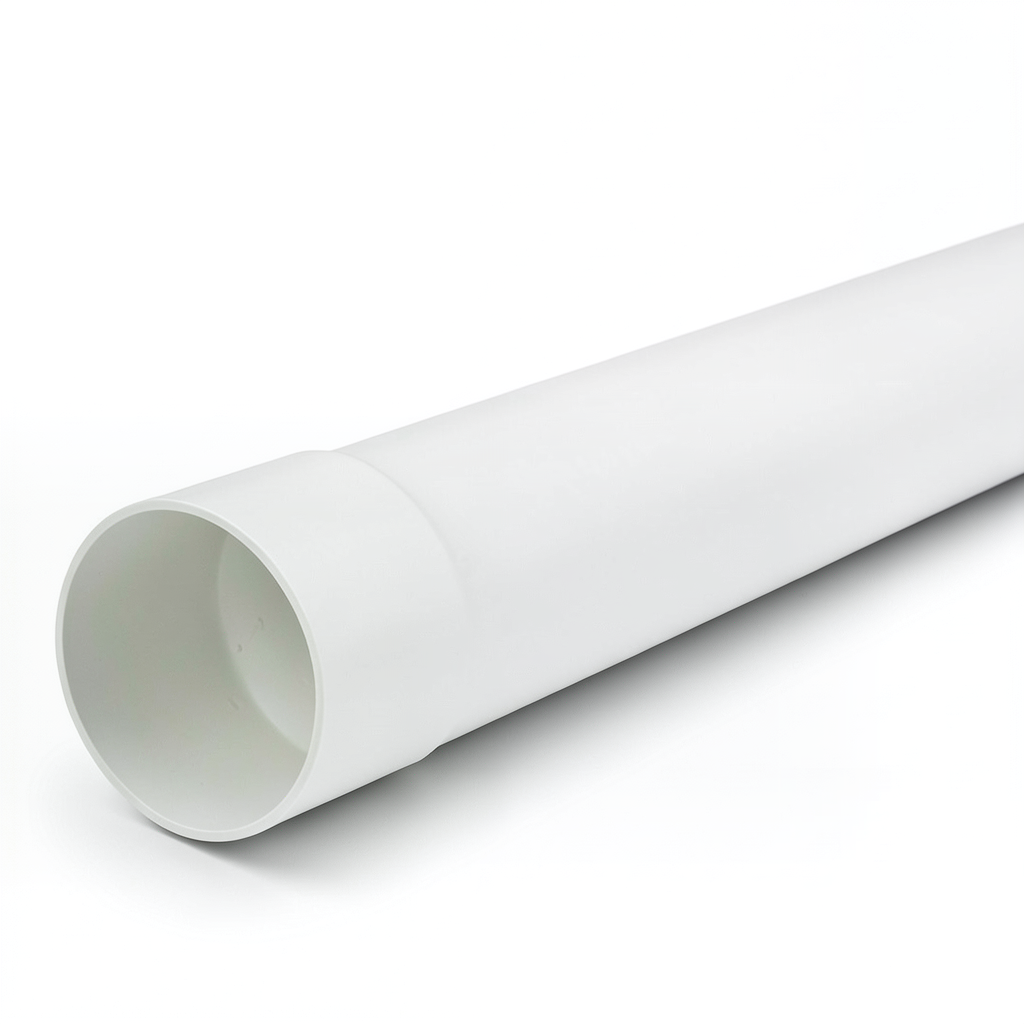 مواسير UPVC ضغط 250 psi مقاس 8 بوصة سماكة 15.45 ملم لون أبيض