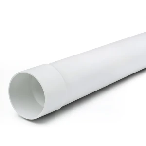 UPVC Plastic Pipe Nominal Pressure 315 psi Size 1 inch Thickness 2.97 mm White Color