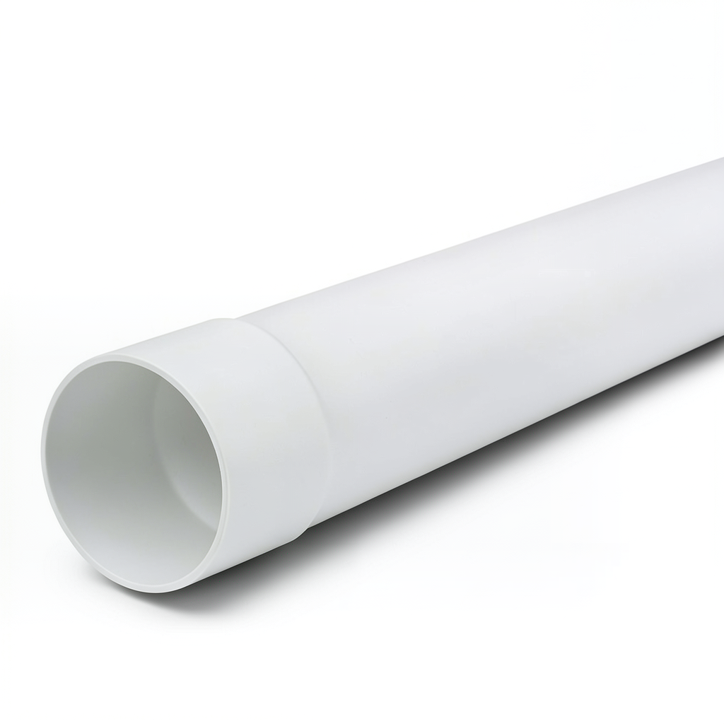 أنابيب بلاستيك UPVC ضغط 315 psi مقاس 1 إنش سماكة 2.97 مم لون أبيض