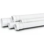 مواسير UPVC جدول 40 مقاس 3/4 إنش سمك 3.38 مم لون أبيض
