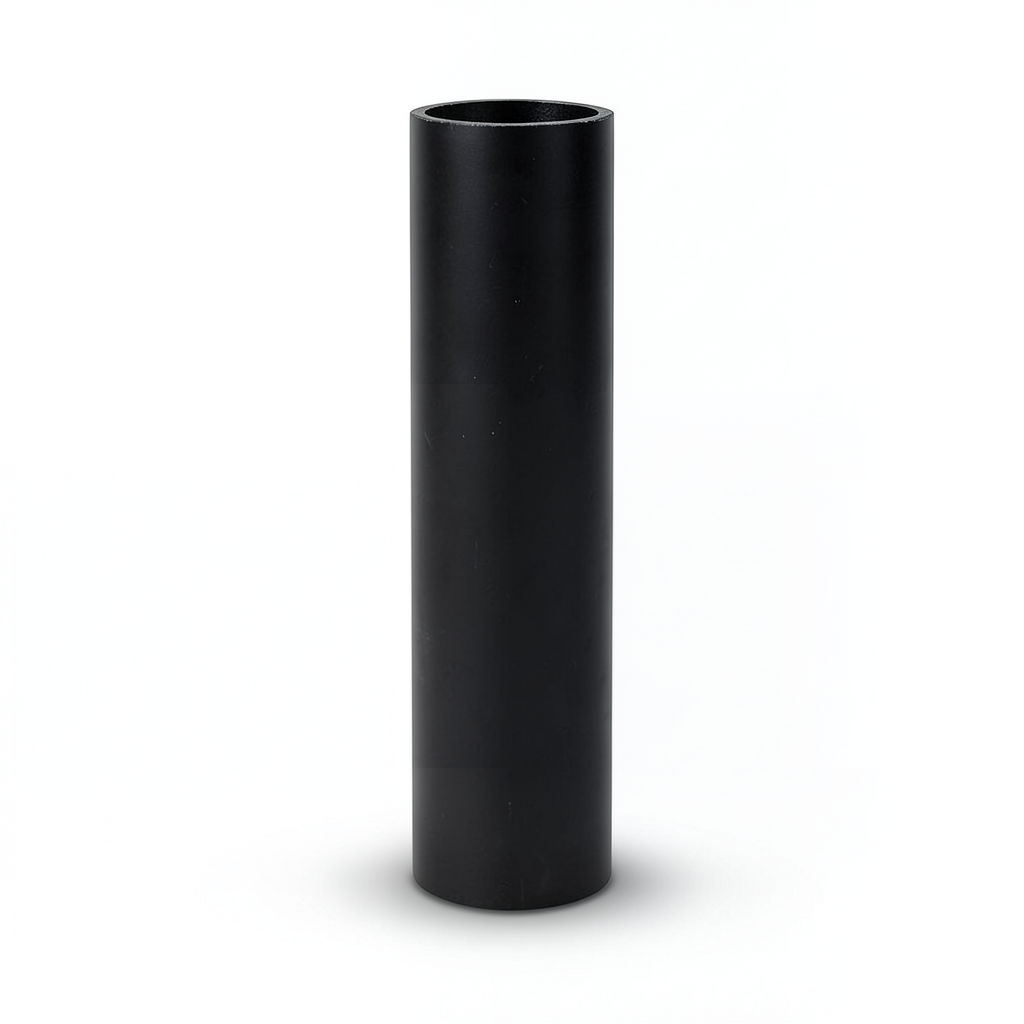 High Density Polyethylene Pipe Pressure 6.3 Bar PE 100 Size 160 mm Thickness 6.2 mm Black Color