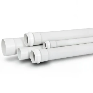 أنابيب UPVC جدول 40 مقاس 1 1/4 إنش سماكة 4.06 مم لون أبيض