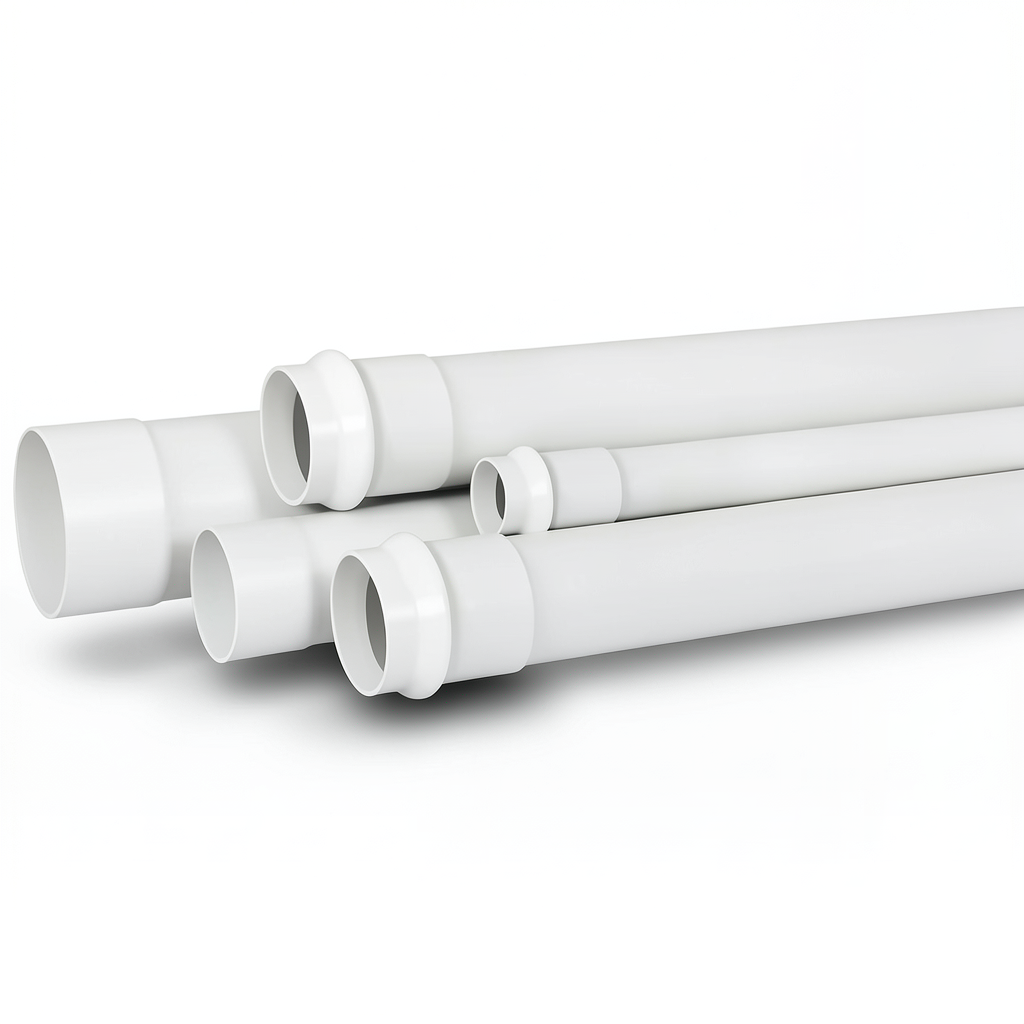 UPVC Pipe Schedule 40 Size 1 1/4 inch Thickness 4.06 mm White Color