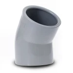 كوع UPVC زاوية 45° مقاس 63 مم لون رمادي