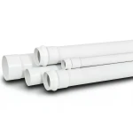 مواسير UPVC جدول 40 مقاس 2 إنش سمك 4.42 مم لون أبيض