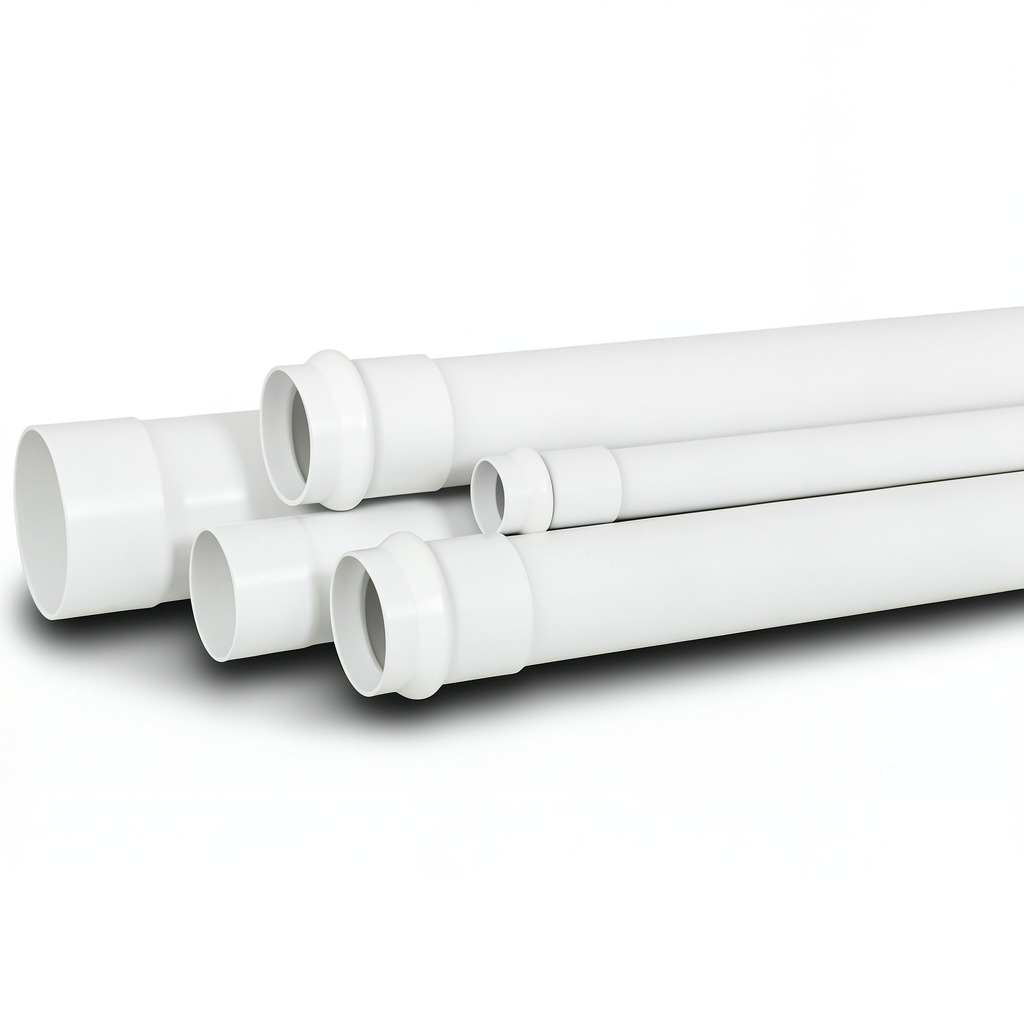 UPVC Pipe Schedule 40 Size 2 inch Thickness 4.42 mm White Color