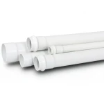 مواسير UPVC جدول 40 مقاس 3 إنش سماكة 6.15 مم لون أبيض
