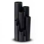 أنابيب بلاستيك HDPE ضغط اسمي 6 بار PE 80 قطر خارجي 63 ملم سماكة 2.9 ملم لون أسود