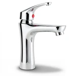 Short ABS Automatic Washbasin Mixer, Chrome Color