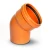 UPVC Elbow 45° 4 Inch Orange - Image 1