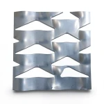 سلك شبك معدني (بقلاوه) حديد اسود تصميم معماري سماكة 2.8 ملم مقاس 1.22×4 م