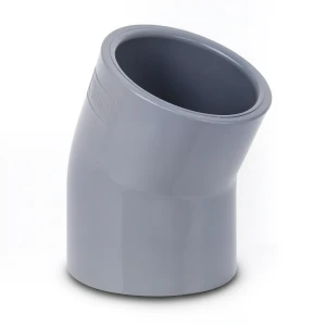 UPVC Plastic Elbow 45° 20 mm Gray