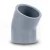 UPVC Elbow 45° Size 40 mm Gray - Image 1