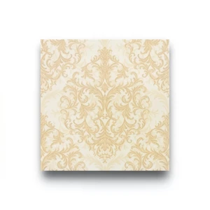 Classic Wall Covering Beige Color, 10m Length, 0.53m Width, Model ht70705