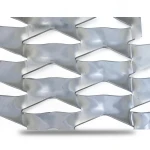 شبك بقلاوة حديد اسود تصميم معماري سماكة 4.8 مم عرض 1.22 متر طول 7 متر