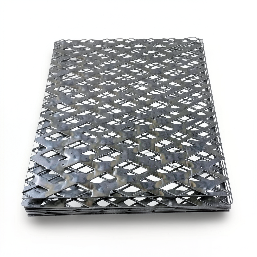 Hot Rolled Expanded Metal Mesh 2.7 mm Wire Diameter, Size 1.22×7 M, Memari Design