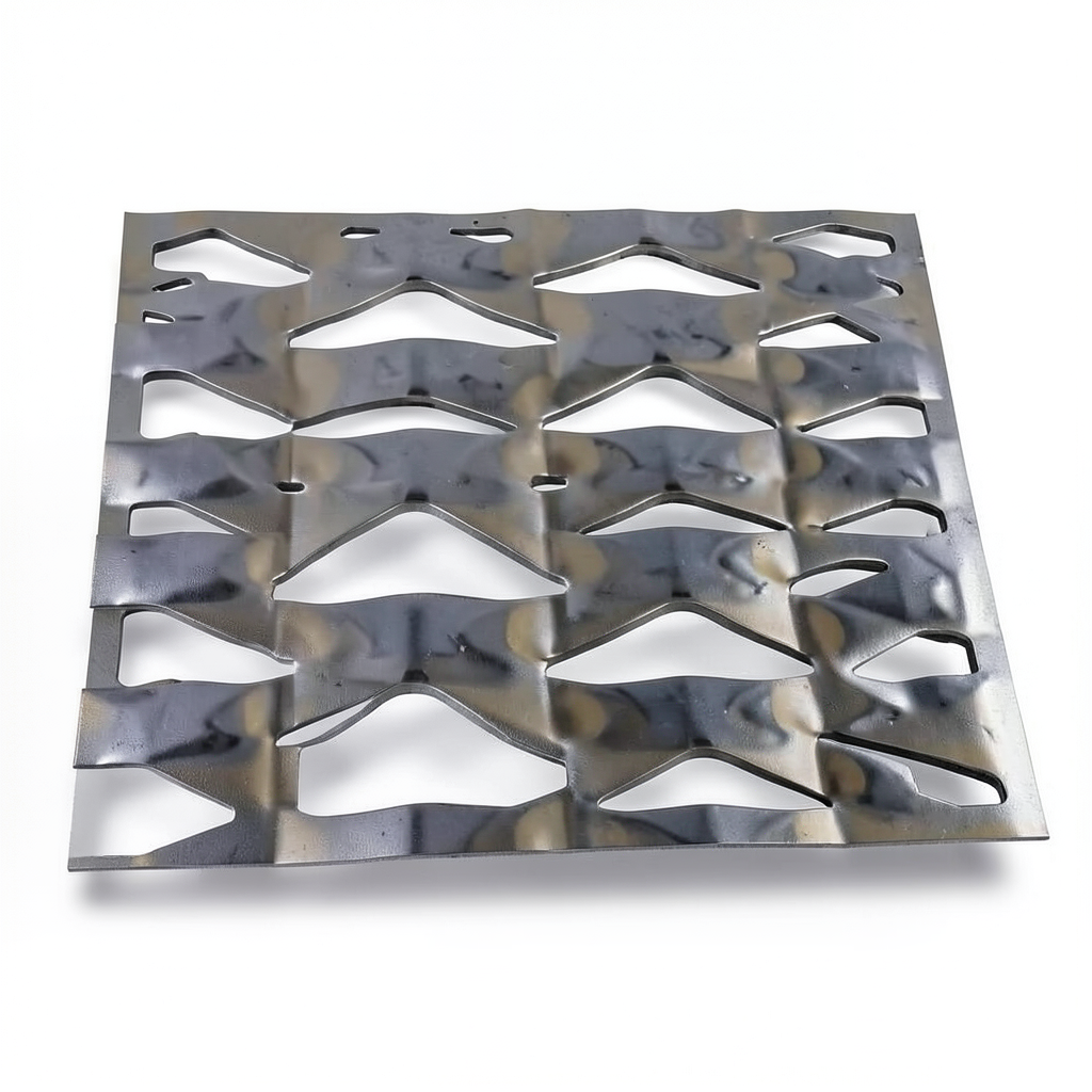 Hot Rolled Expanded Metal Mesh Memari Form Wire Diameter 4.8 mm Size 1.22×2 m
