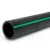 HDPE Polyethylene Pipe PN 15.7 Bar PE 63 OD 250 mm SDR 6 Black with Green Stripes - Image 1
