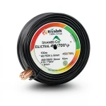 Stranded Copper Electrical Wire 450/750V, 6mm, Black, 100m | Riyadh Cables Group