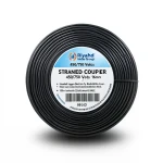 Stranded Copper Electric Wire 450/750 Volts, 16mm Size, Black Color, 100m Length | Riyadh Cables Group