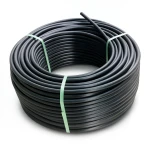 لفة أنابيب HDPE ضغط اسمي 3.2 بار PE 100 قطر خارجي 63 مم SDR 41 لون أسود