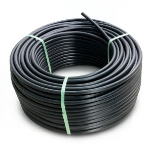 لفة أنابيب HDPE ضغط اسمي 3.2 بار PE 100 قطر خارجي 63 مم SDR 41 لون أسود
